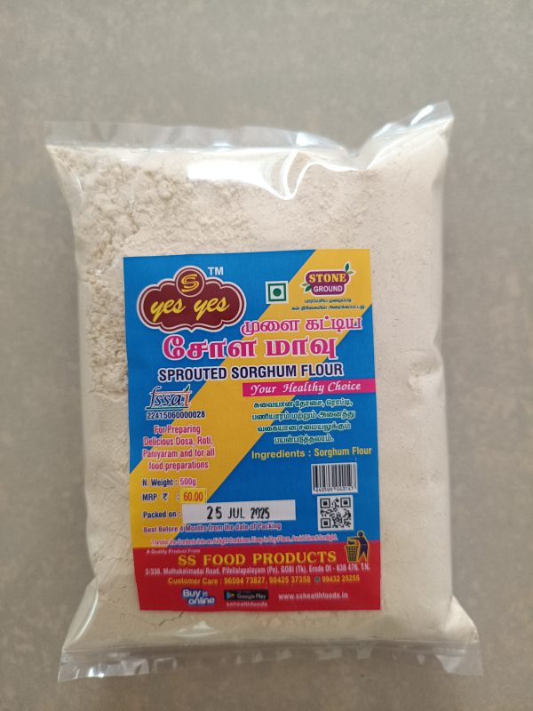 Sprouted sorghum flour 500g ( pack of two)