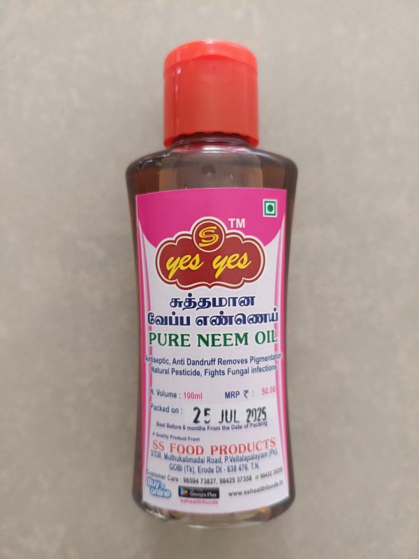 Pure neem oil 100ml ( pack of two)